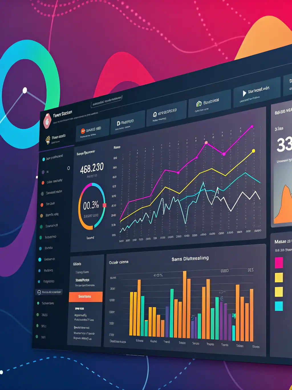 A clear and concise data visualization dashboard displaying real-time ticket sales, attendance trends, and revenue generated from a high school basketball tournament.